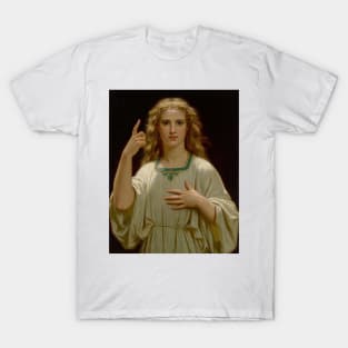 Pensez A Dieu by Hugues Merle T-Shirt